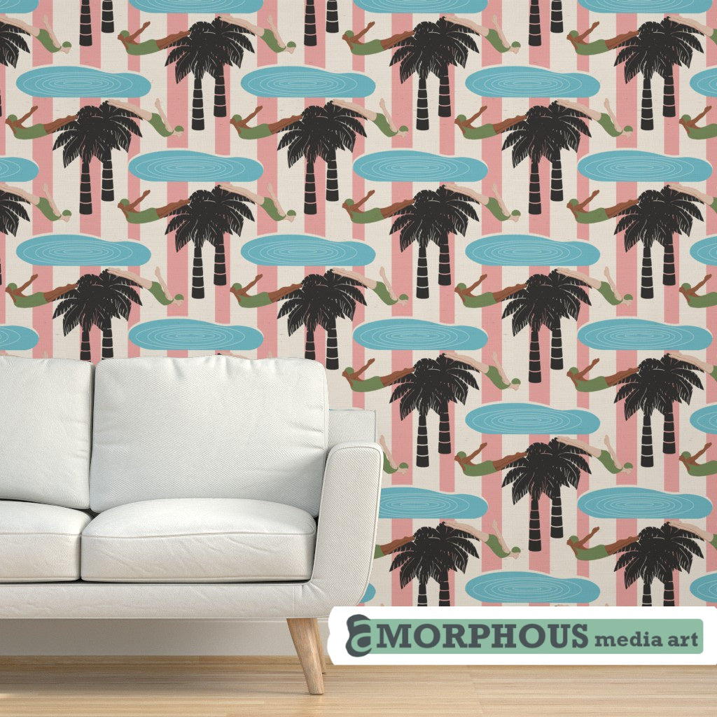 Wallpaper - Non pasted traditional pebble