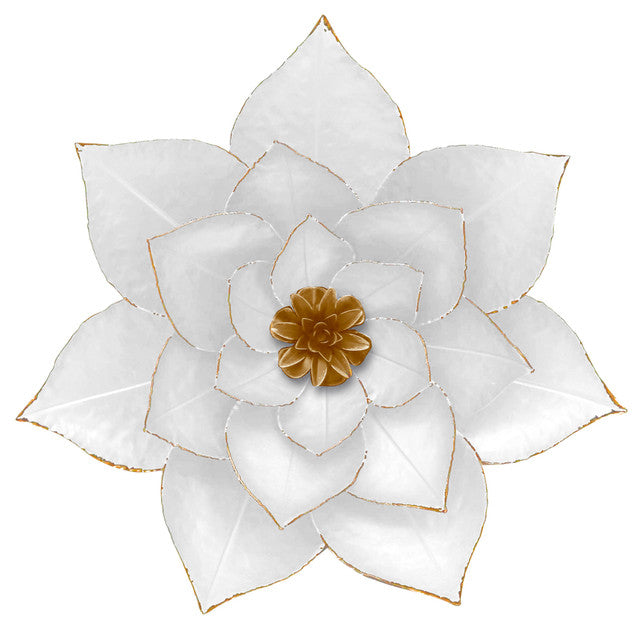Metal 19" Lotus Flower