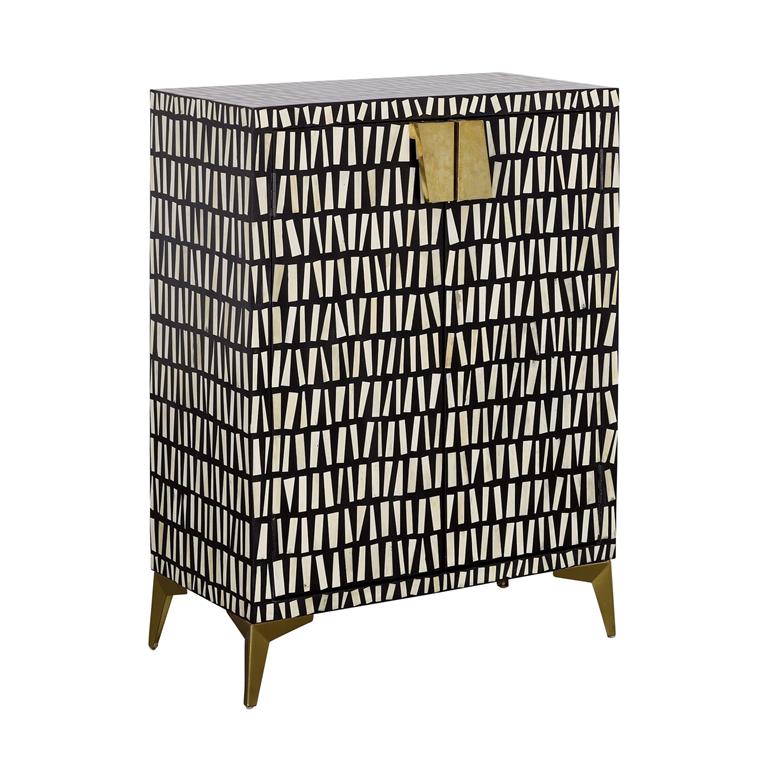 Black & Bone Contemporary Cabinet