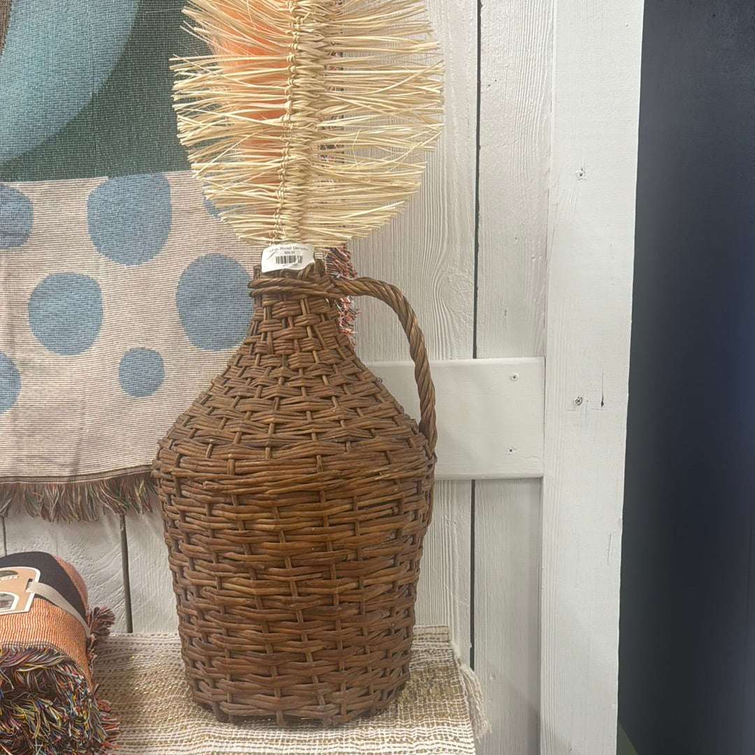 Large Wicker Demijohn