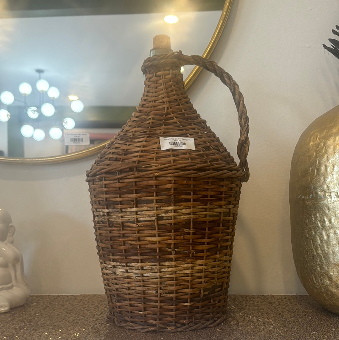 Extra Large Wicker Demijohn