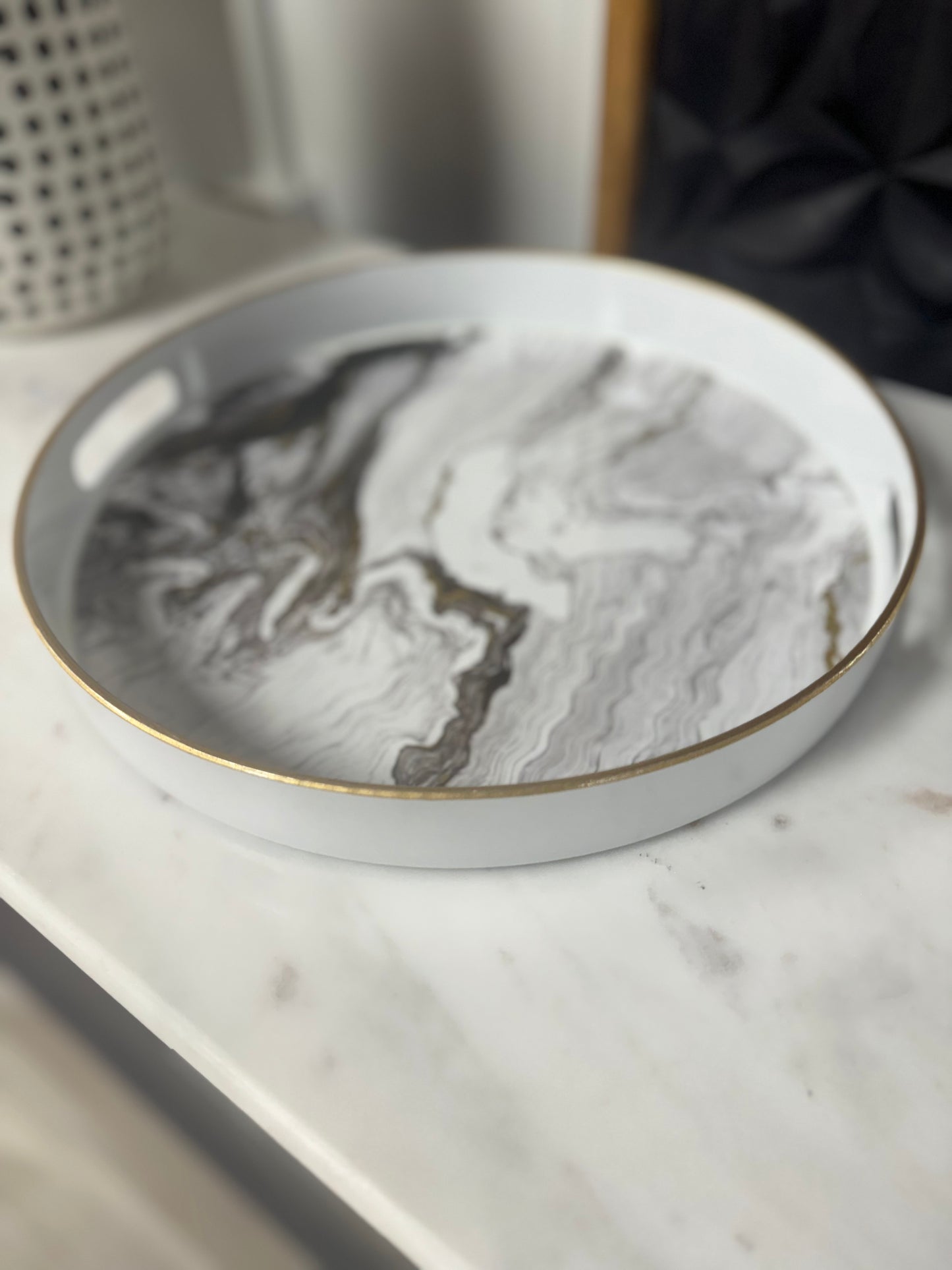 White Marble Tray