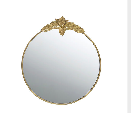 Gold Round Wall Mirror